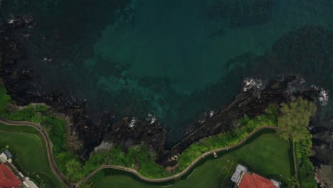Aerial-drone-shot-Maui,-Hawaii