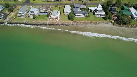 Cinematic-reveal-of-Cook-beach-township-in-New-Zealand