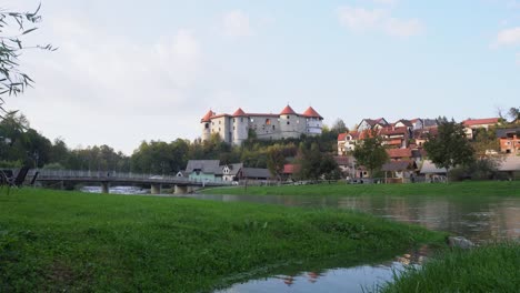 Žužemberk-castle-in-Slovenia,-Žužemberk,-Castle