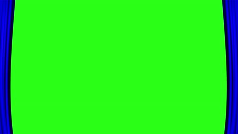 Blaue-Vorhänge-öffnen-Und-Schließen-Übergang-Auf-Grünem-Bildschirm-Mit-Fokus-Auf-Licht-–-Blaue-Vorhänge-öffnen-Und-Schließen-4K-Animationspaket