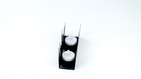 Decorative-candle-holder-of-Istanbul-on-white-background-4K