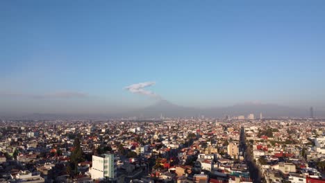 Luftdrohnen-Erschossen-Vulkane-Von-Puebla