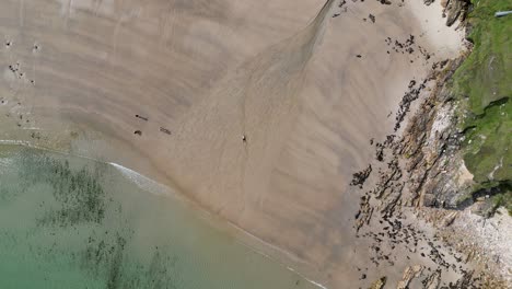 Entspannen-Am-Strand-Drohne-Filmisch-4k