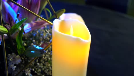candles-showpiece-on-table-closeup-view