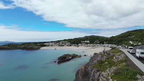 Castlecove-Beach-is-a-stunning-beach-located-in-County-Kerry,-Ireland
