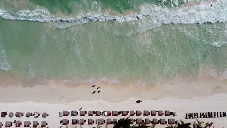 Luftaufnahme-Von-Tulum-Beach,-Mexiko