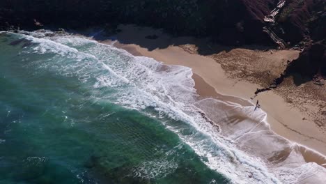 Spanish-beach-with-huge-waves