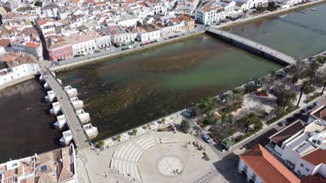 Tavira-plaza-and-bridges-Algarve-Portugal