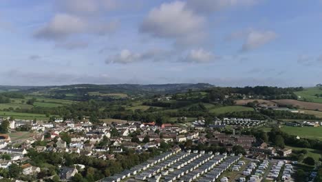 The-village-of-Charmouth-aerial