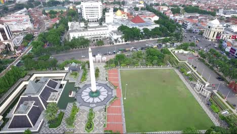The-Heroes-Monument-is-a-monument-in-Surabaya,-Indonesia