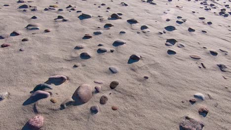 Slow-motion,-coastal-pebbles