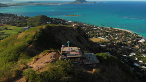 Aerial-of-Bunkers-on-Pillbox-Hike-in-Hawaii