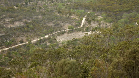 Geoglyphe-Eines-Vogels-Im-You-Yangs-National-Park,-Australien