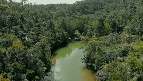 AERIAL:-River-in-the-middle-of-Rainforest-in-Madagascar