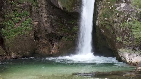 Waterfall-in-Slovenia---Waterfall-Grmecica-near-Lake-Bohinj-in-the-Triglav-National-Park