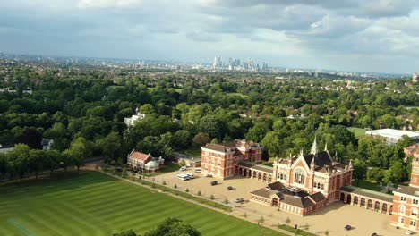 Aerial-shot-of-school-in-London