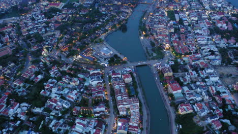 Aerial-view-of-the-Hoi-An-city,-Vietnam