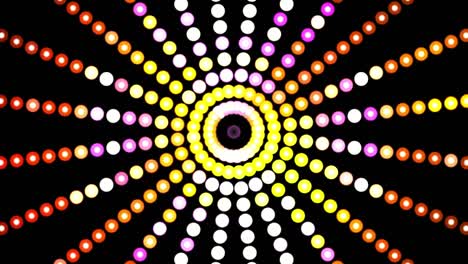 Kreise-Farben-Video-Hintergrund-Party-Lichter