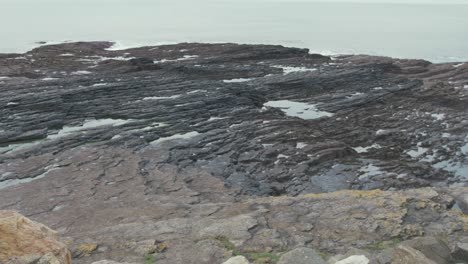 Irische-Küste,-Felsen,-Küstenlinie,-Meer