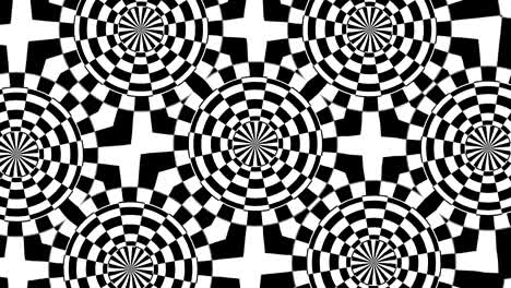 Kaleidoskop-Videohintergrund-Mit-Optischer-Täuschung