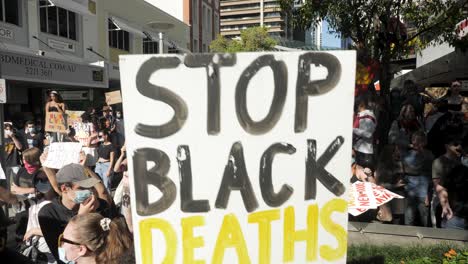BLM-protest-during-covid-19,-brisbane-Australia