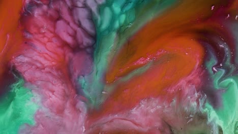 Abstract-Liquid-Art---Ink-Colours---Red-Purple-Green,-UHD