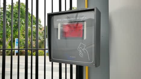 Automatic-Entry-Gate-With-Key-Card-Access