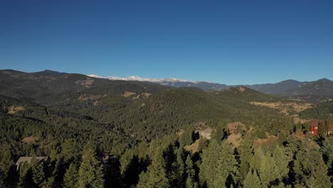 Beautiful-aerial-footage-over-Evergreen-Colorado