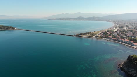 Various-drone-shots-in-beautiful-Urla,-Izmir---the-third-largest-city-in-Turkey