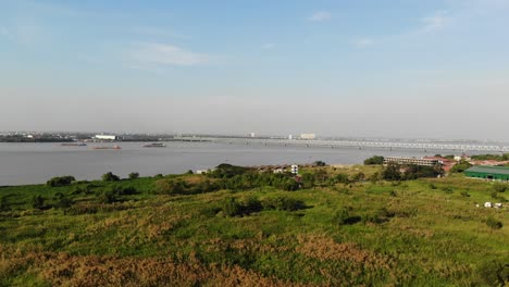 Puente-Thanlyin-Sobre-El-Río-Bago-Yangon-Myanmar