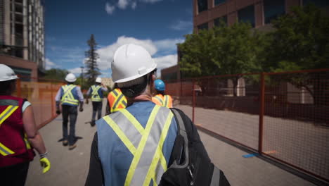 Construction-worker-walking-in-slow-motion-on-a-site