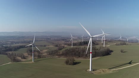 Wind-turbines-creating-electric-power-in-Czech-Republic