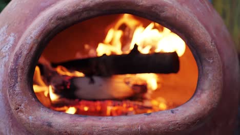 Slow-Motion-Fire-Pit-Dolly-Into-Flame