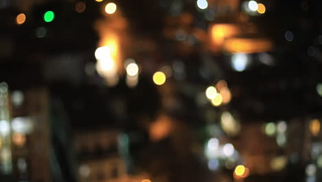 Experiments-with-out-of-focus-light-effects-from-Highest-building-in-Cuba-looking-to-the-Malecon,-Havana