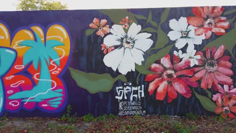 Graffiti-In-Miami,-Florida.-Graffiti-In-Miami,-Florida