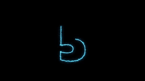 Elektrischer-Neonlicht-Countdown-Mit-Blauen-Ziffern,-Die-Von-10-Bis-0-Zählen
