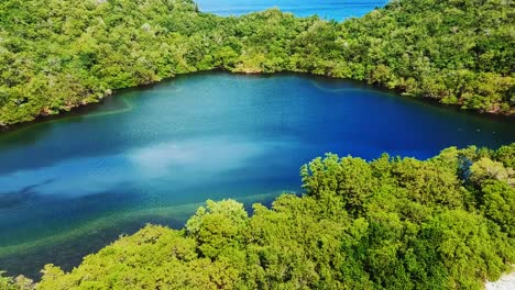 Epic-aerial-view-of-a-salt-pond-on-the-Caribean-island-of-Trinidad-and-Tobago