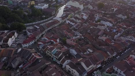 Luftaufnahme:-Stadt-Malacca-In-Malaysia
