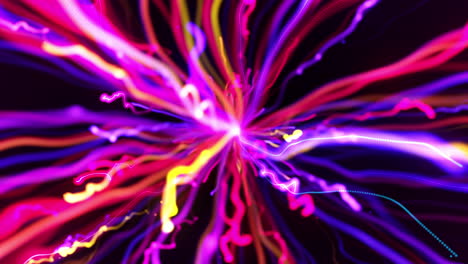 Colorful-Particle-explosion-Flow-Relaxing-Background-Loop