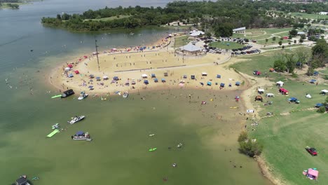 This-is-an-aerial-video-of-people-partying-at-Little-Park-Park-on-Labor-Day-2019
