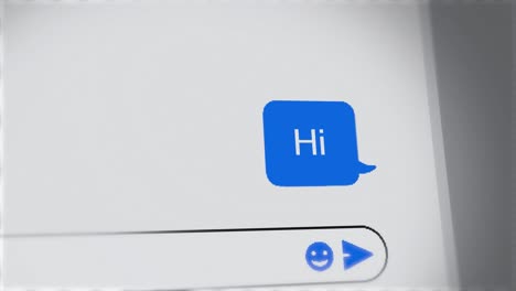 Hi---text-message-in-chat---pops-on-screen-of-mobile-phone-or-computer
