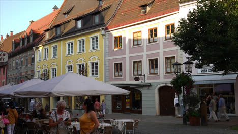 Füssen-Deutschland,-Circa:-Zeitraffer-Altstadt-In-Füssen-Stadt-In-Deutschland