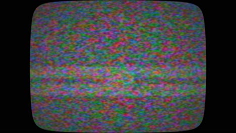 TV--Und-VHS-Rauschen,-Schwarz-Weiß-Störungen,-Echtes-Analoges-Vintage-Signal-Mit-Schlechter-Interferenz-Und-Monitor-Vintage-Abdeckung