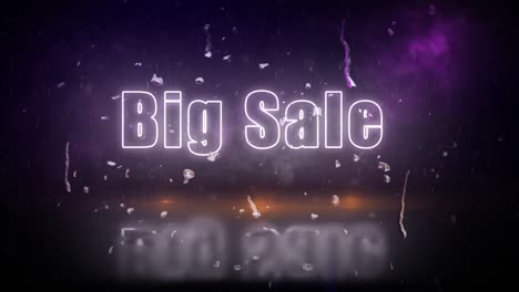 "Big-Sale"-neon-lights-sign-revealed-through-a-storm-with-flickering-lights