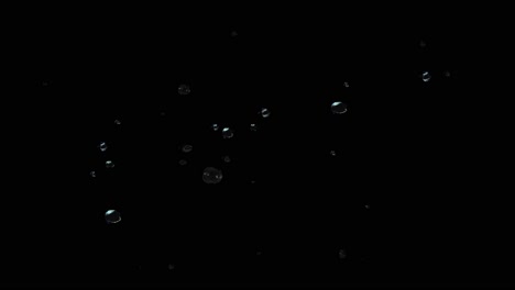 Simple-bubbles-visual-effect-on-black-background-3D-animation