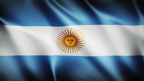 Flagge-Argentiniens-Weht-Im-Hintergrund