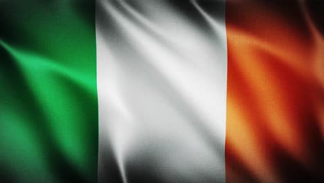 Flagge-Von-Irland-Winkt-Im-Hintergrund