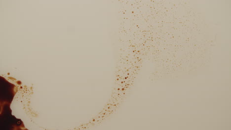Amber-viscous-liquid-forming-small-bubbles