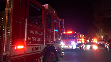 Los-Angeles-Firefighters-working-on-scene