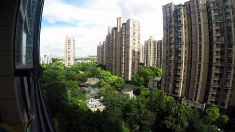 4K-Time-Lapse-Apartment-Shanghai,-China